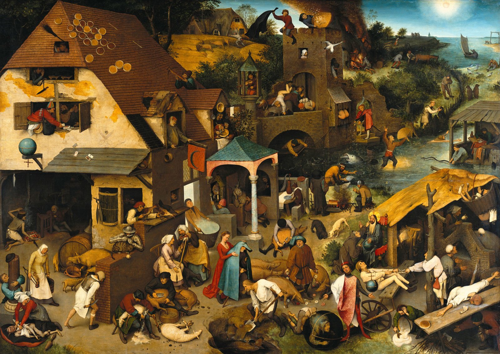Bruegel's Netherlandish Proverbs