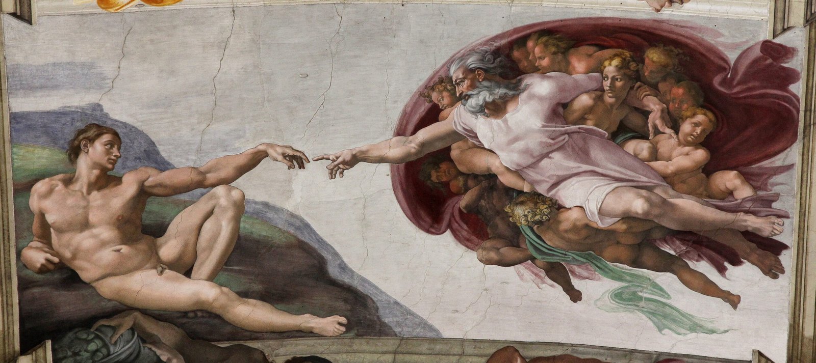 The Creation of Adam by Michelangelo