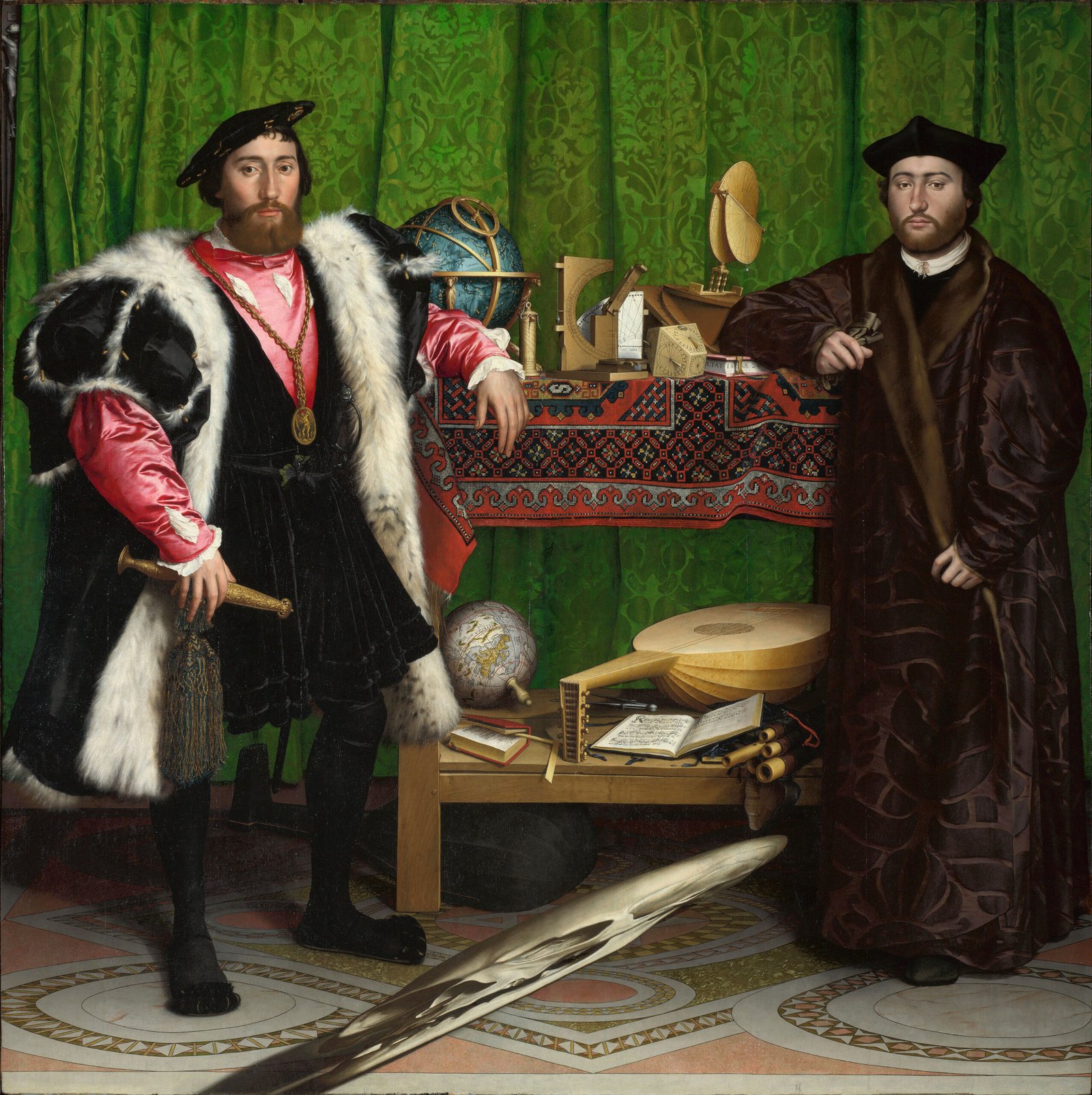 The Ambassadors by Hans Holbein the Younger