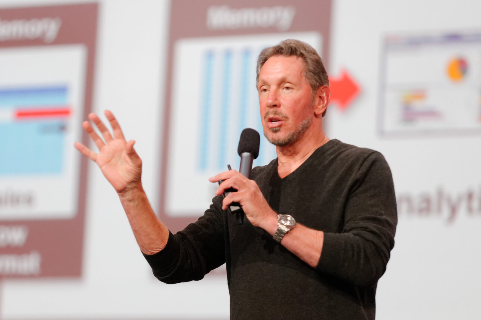Larry Ellison - Oracle Corporation (image credits: wikimedia)