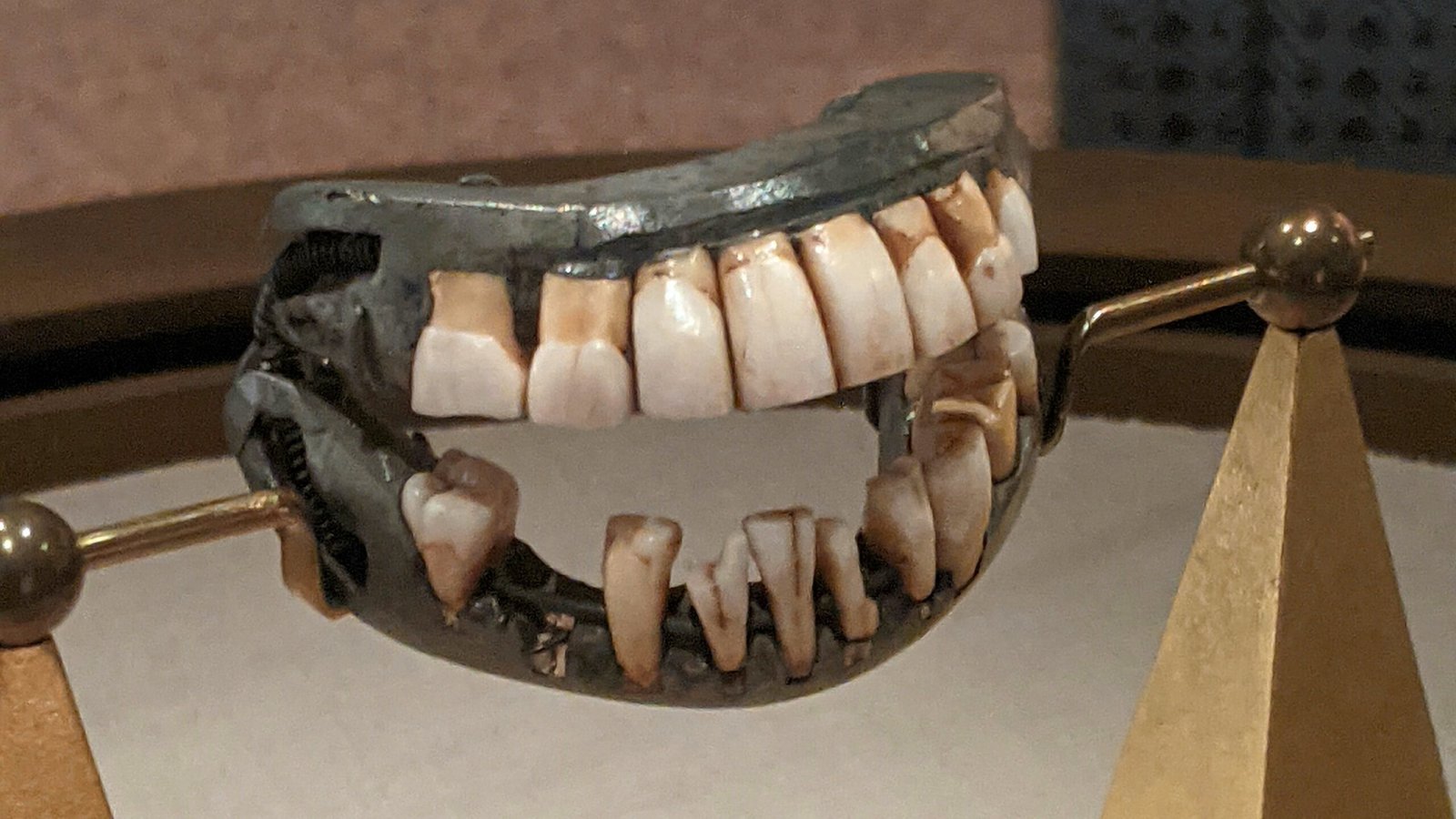 George Washington Had Wooden Teeth (image credits: wikimedia)