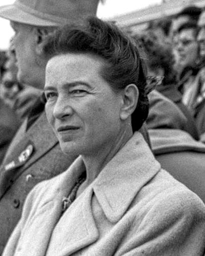 Simone de Beauvoir (1908–1986) (image credits: wikimedia)