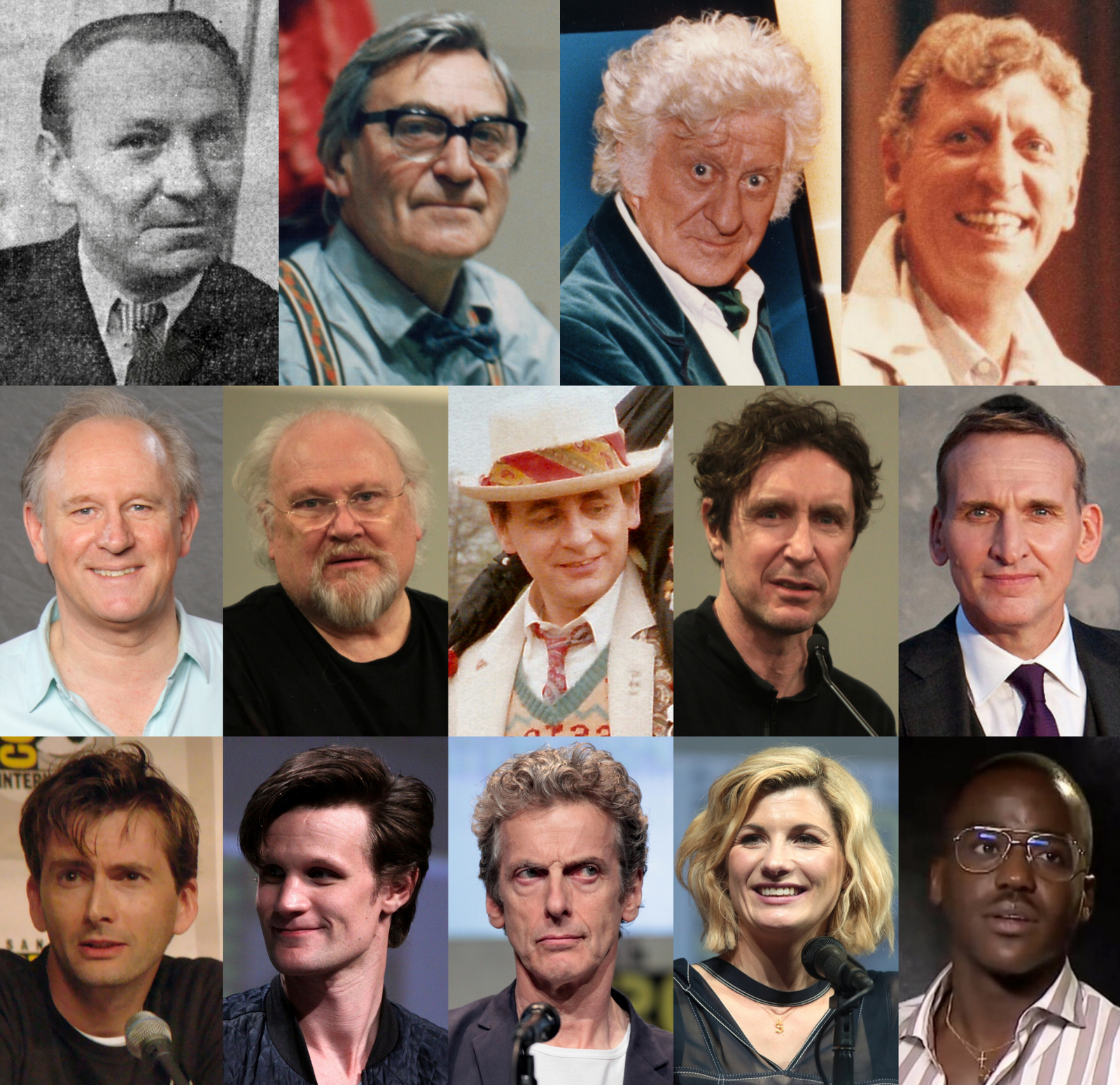 Doctor Who – Played by Multiple Actors Over the Decades (image credits: wikimedia)