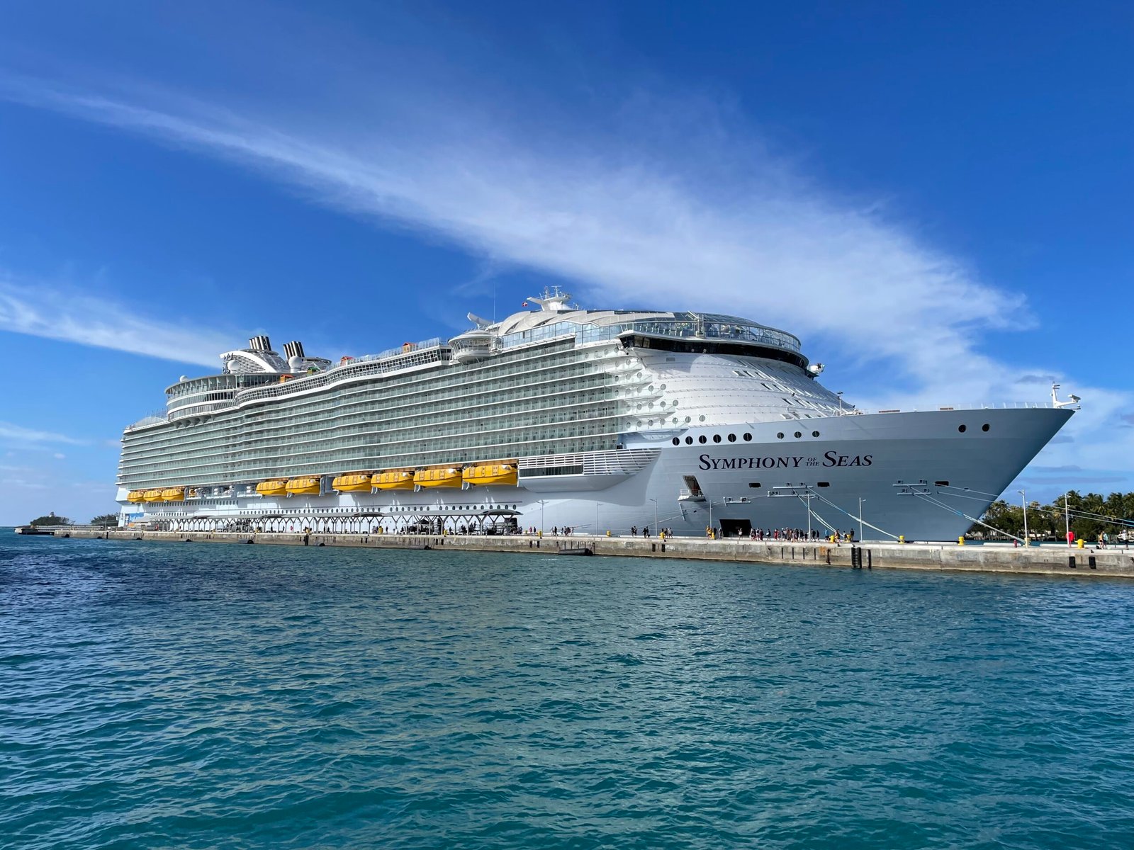 The Symphony of the Seas – The Largest Cruise Ship (image credits: wikimedia)