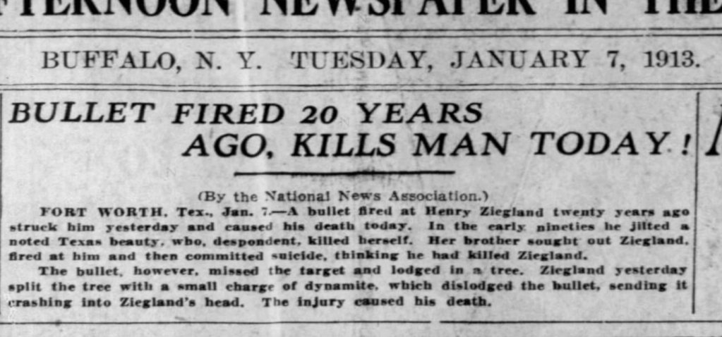 9. The Bullet That Found Its Mark Years Later (image credits: wikimedia)