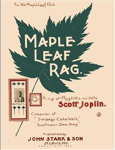 2️⃣ “Maple Leaf Rag” – Scott Joplin (1899) 🎹 (image credits: wikimedia)