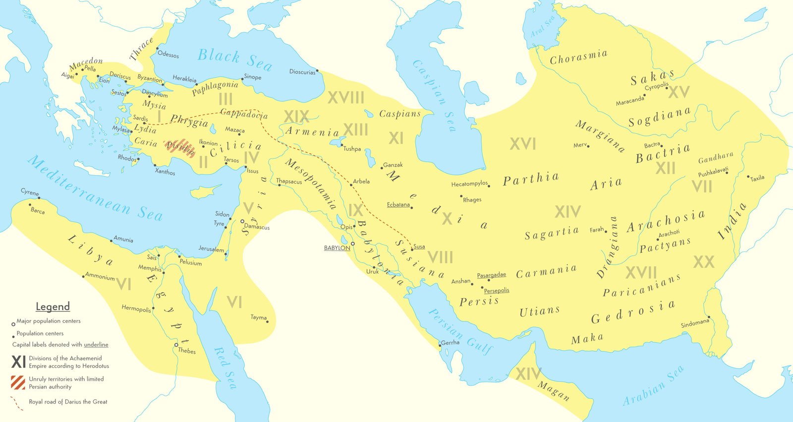 5. Persian Empire (Achaemenid Empire, 550 – 330 BCE) (image credits: wikimedia)