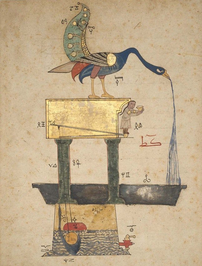 The Automaton of Al-Jazari (1206 CE) (image credits: wikimedia)