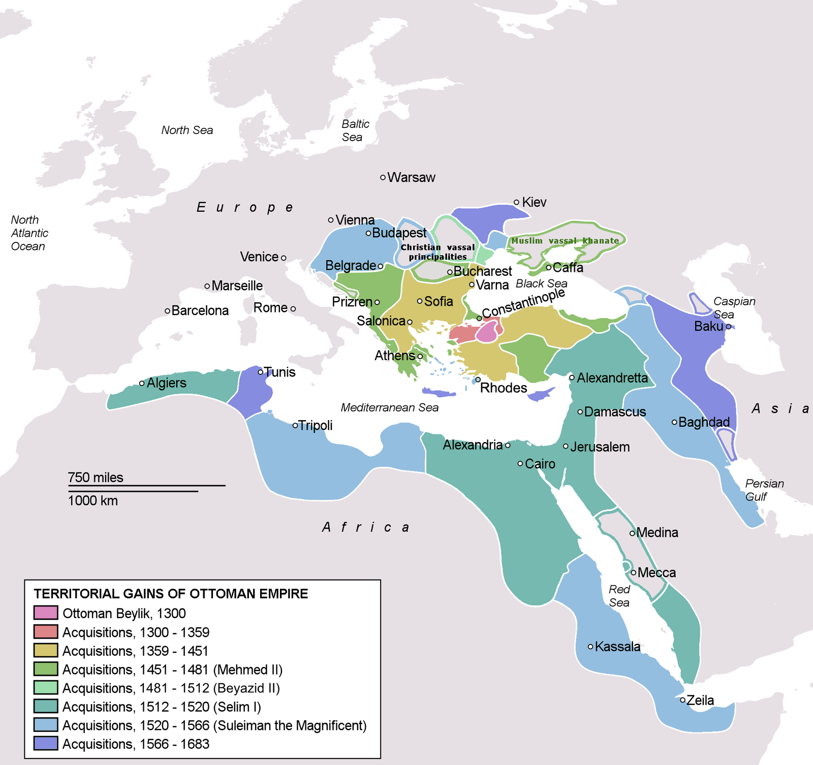 The Ottoman Empire: A Crossroads of Continents (image credits: wikimedia)