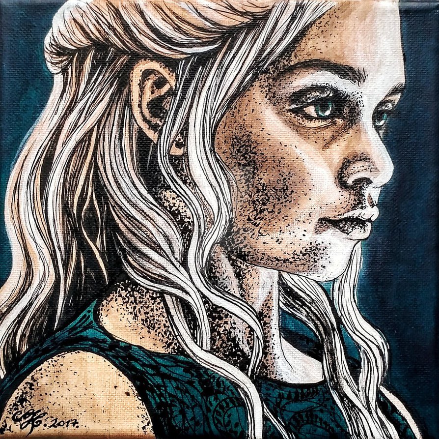 Daenerys Targaryen (Game of Thrones) (image credits: wikimedia)