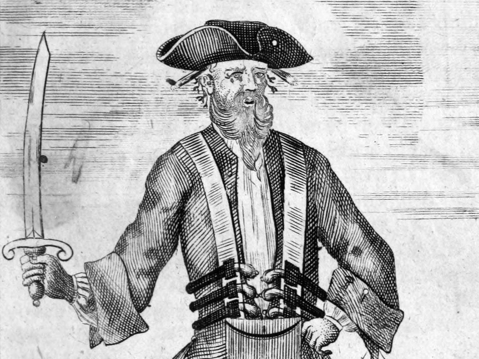 Blackbeard (Edward Teach) (image credits: wikimedia)