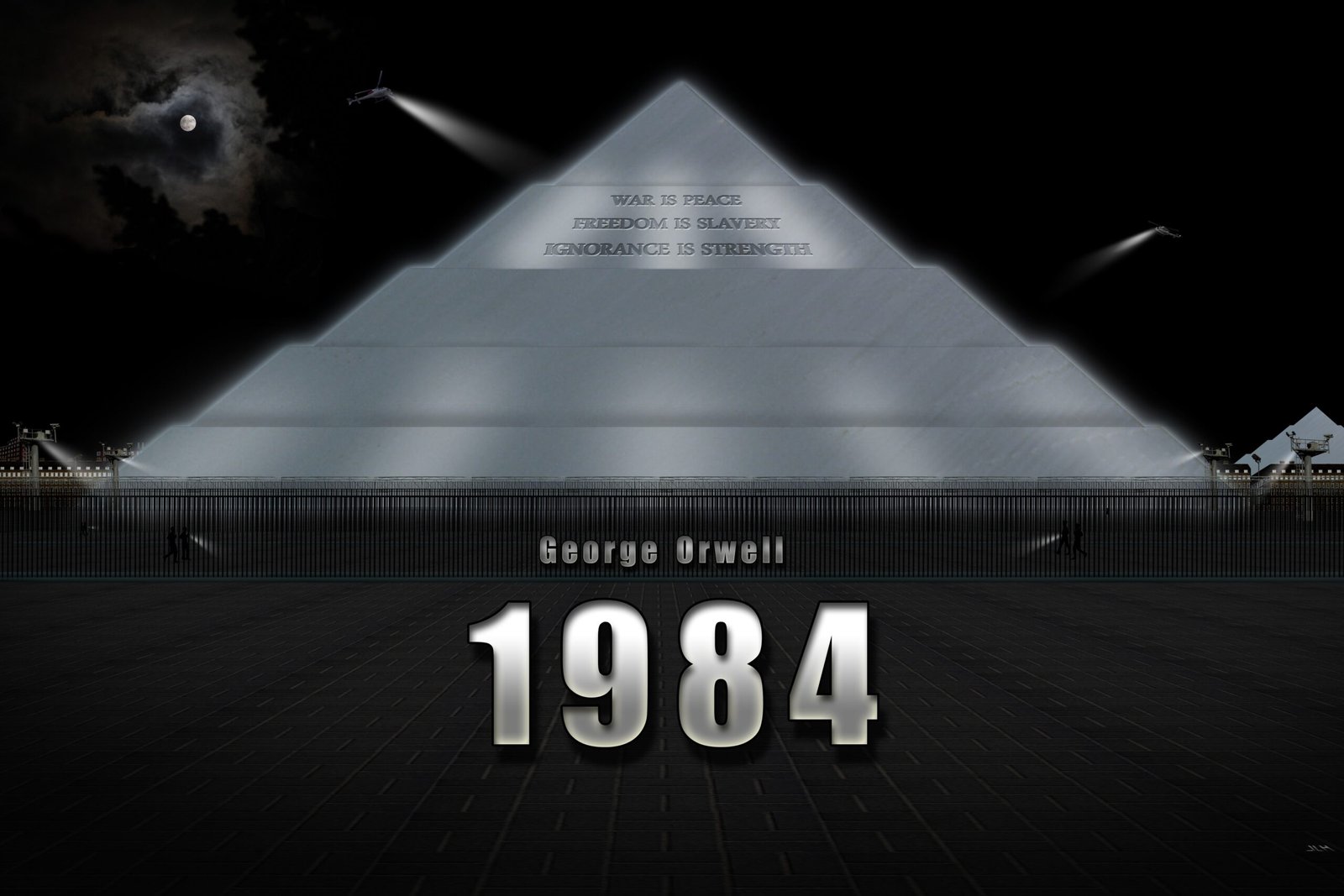 1984 by George Orwell (image credits: wikimedia)