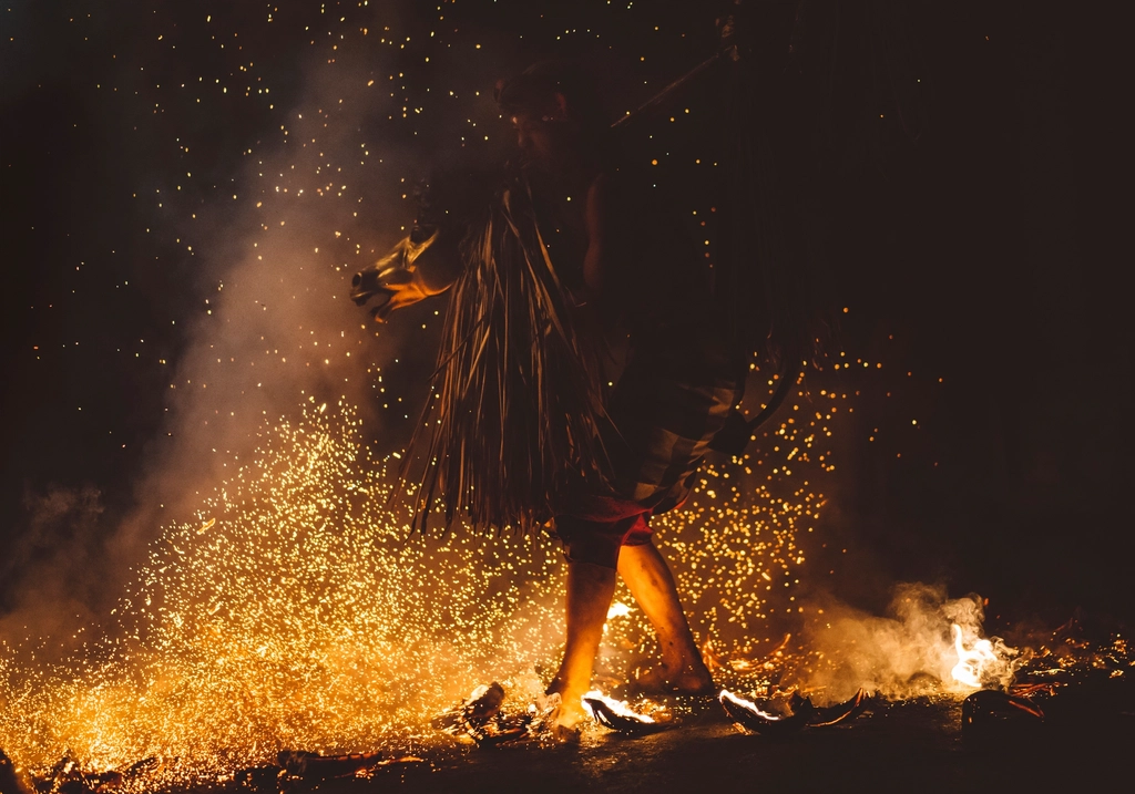 17. Fire Walking (Various Cultures) (image credits: rawpixel)