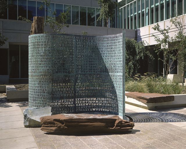 Kryptos: The CIA’s Unsolved Sculpture (image credits: wikimedia)