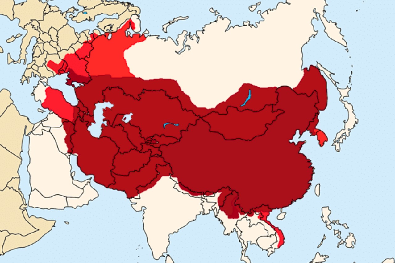 The Mongol Empire (image credits: wikimedia)