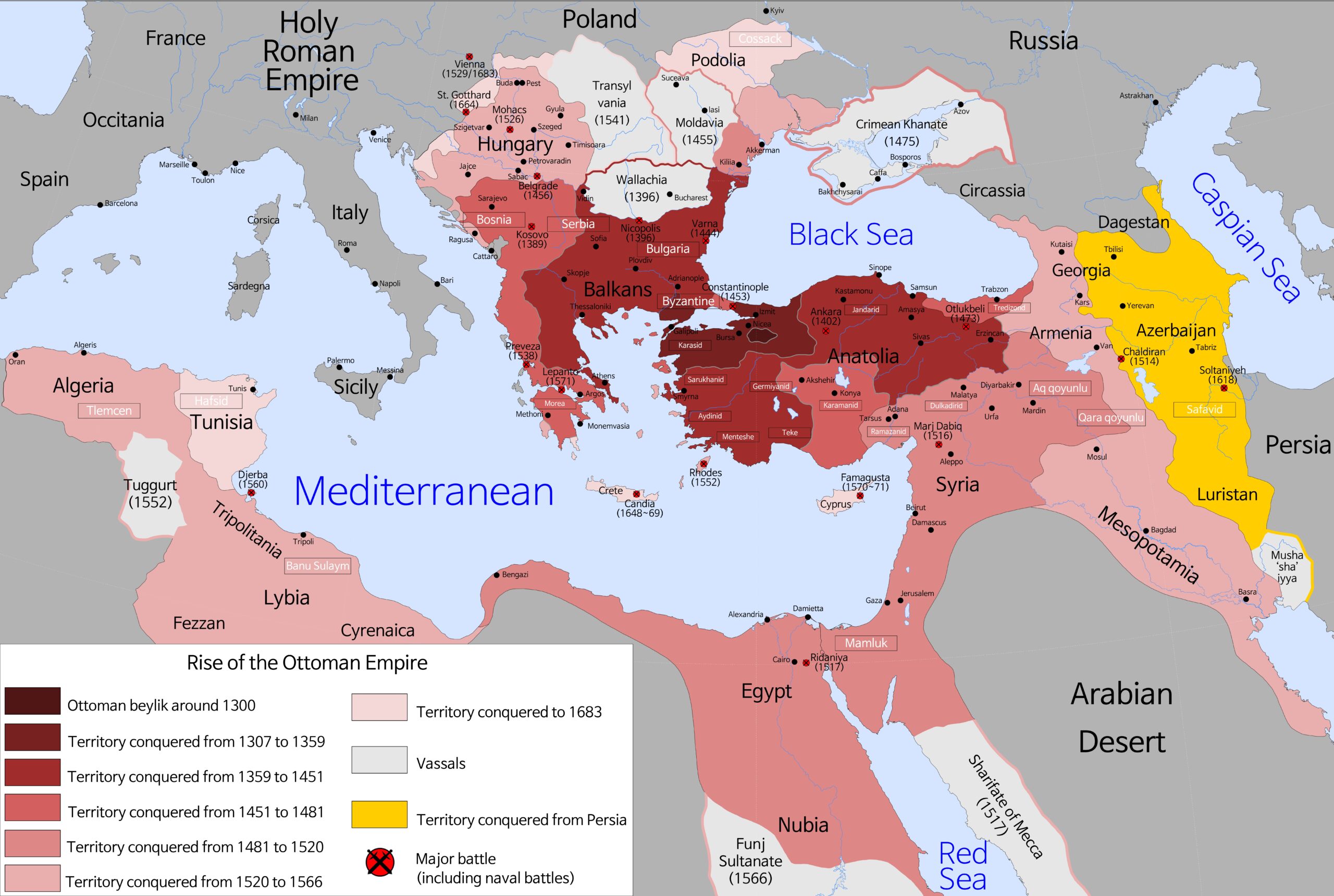 The Ottoman Empire (image credits: wikimedia)