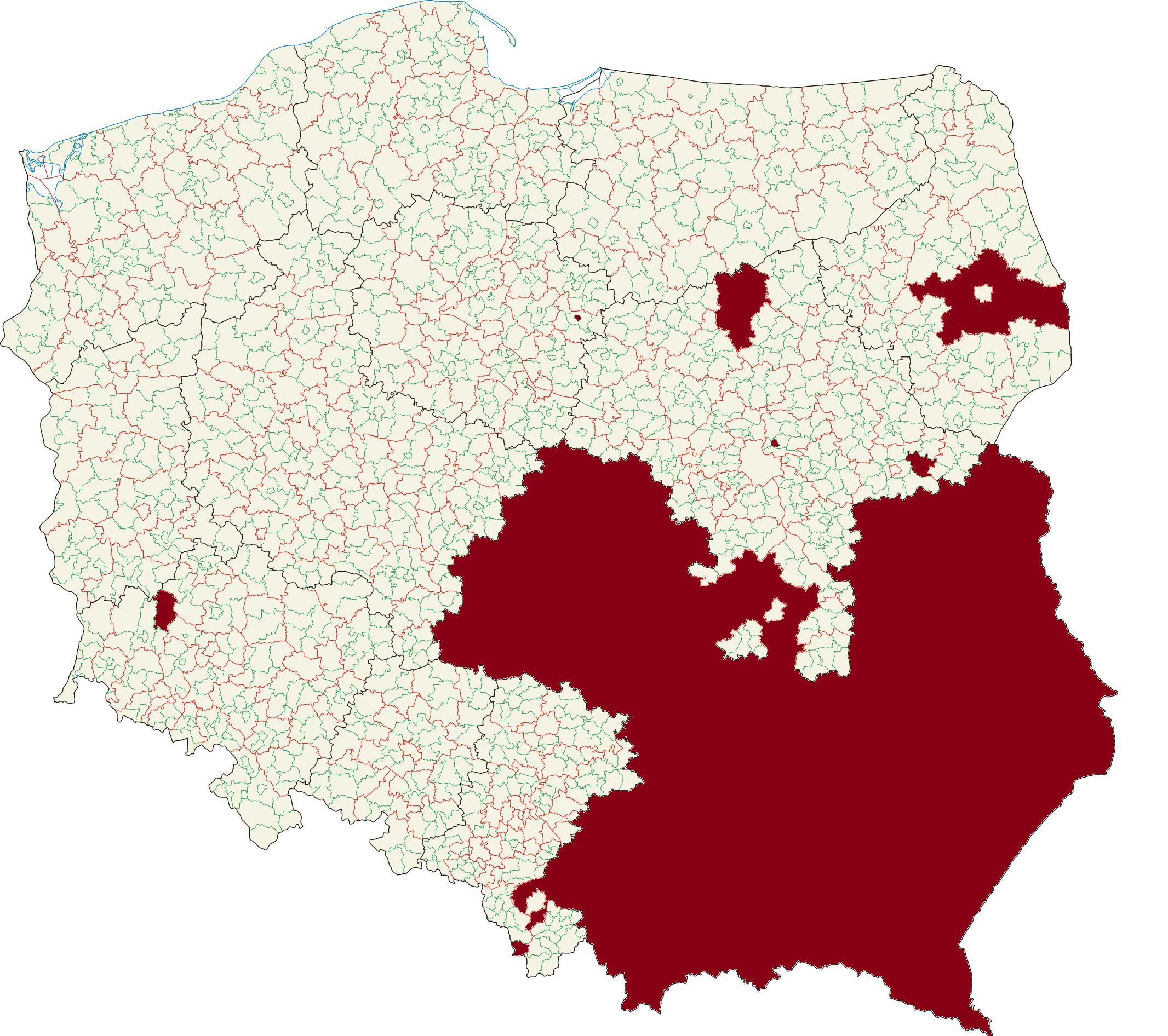 The Kingdom of Poland (image credits: wikimedia)