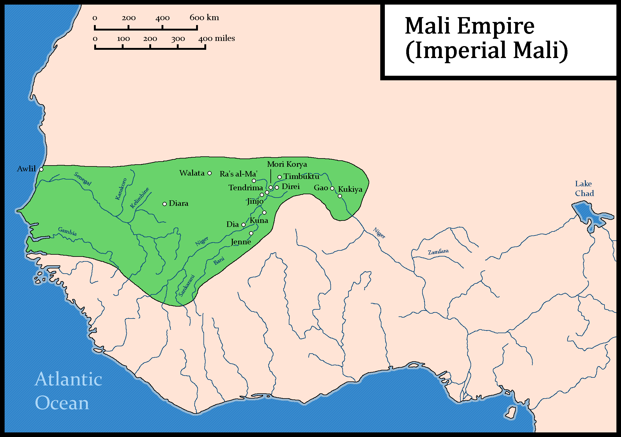 The Kingdom of Mali (image credits: wikimedia)