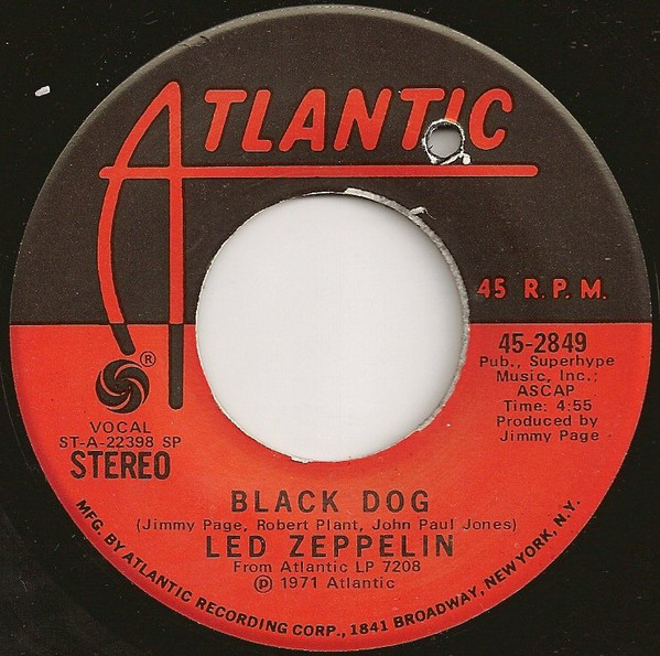 Black Dog – Led Zeppelin (image credits: wikimedia)