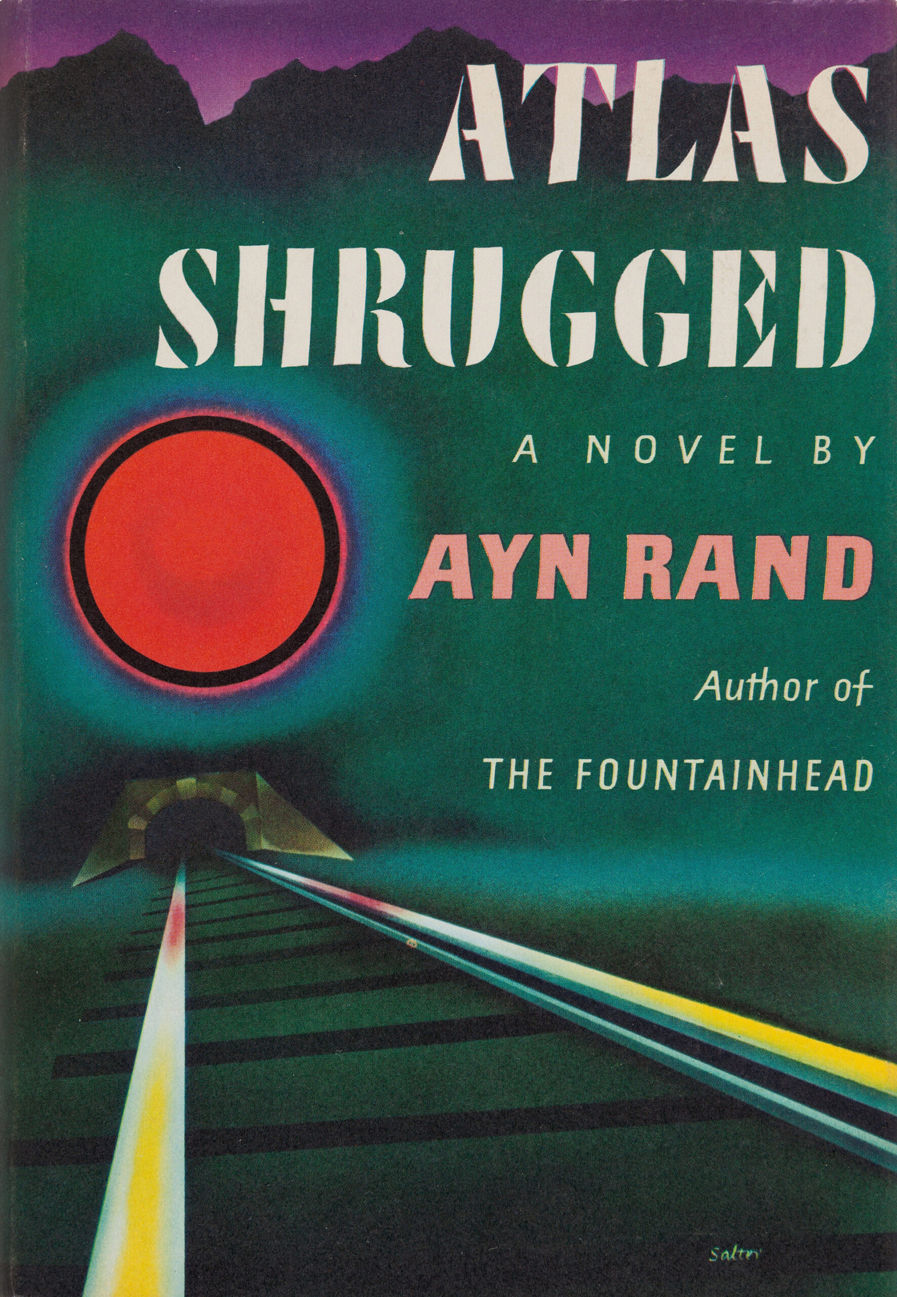 Atlas Shrugged by Ayn Rand (image credits: wikimedia)
