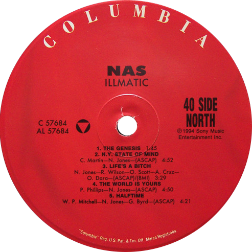 Nas – Illmatic (1994) (image credits: wikimedia)