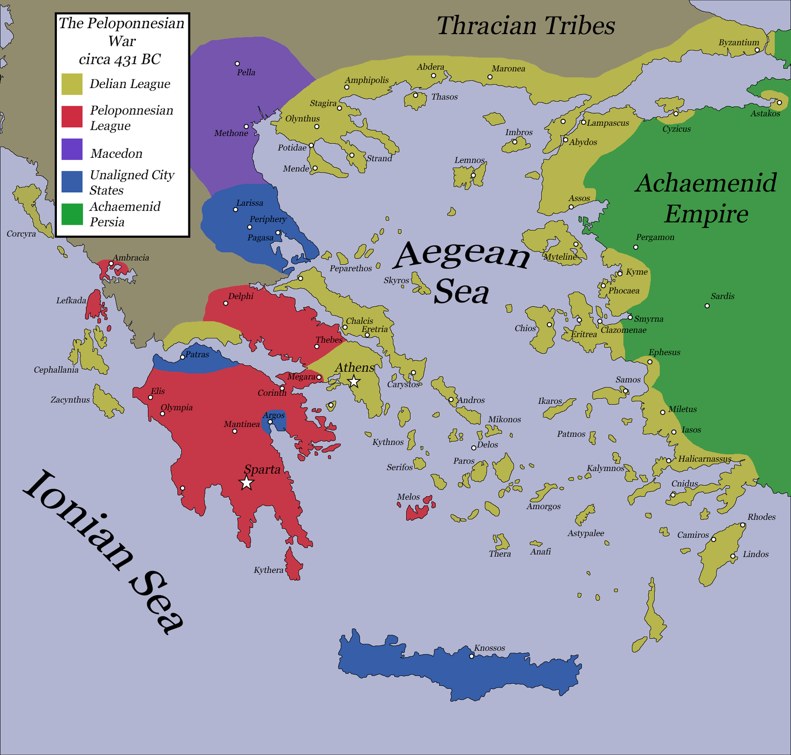 The Peloponnesian War (431–404 BCE) (image credits: wikimedia)
