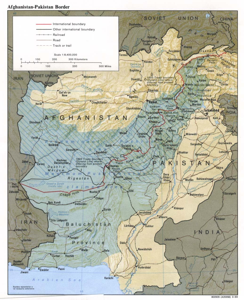 10. The Durand Line (1893–Present, disputed) (image credits: wikimedia)
