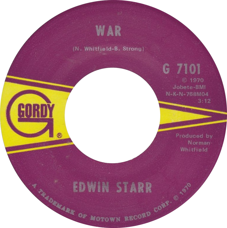 “War” – Edwin Starr (1970) (image credits: wikimedia)