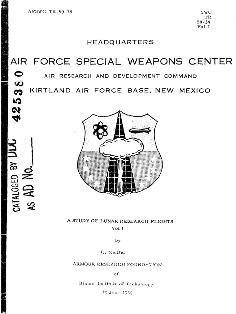 Project A119 – The US Military’s Plan to Nuke the Moon (1950s) (image credits: wikimedia)