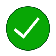 Check Mark (✔) (image credits: wikimedia)