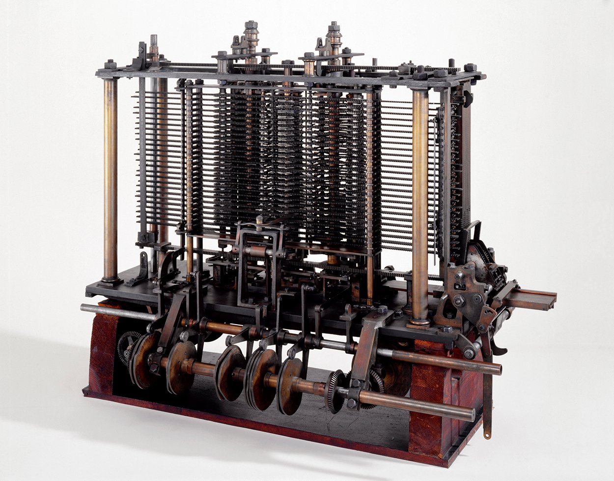 Charles Babbage’s Analytical Engine (1837) (image credits: wikimedia)