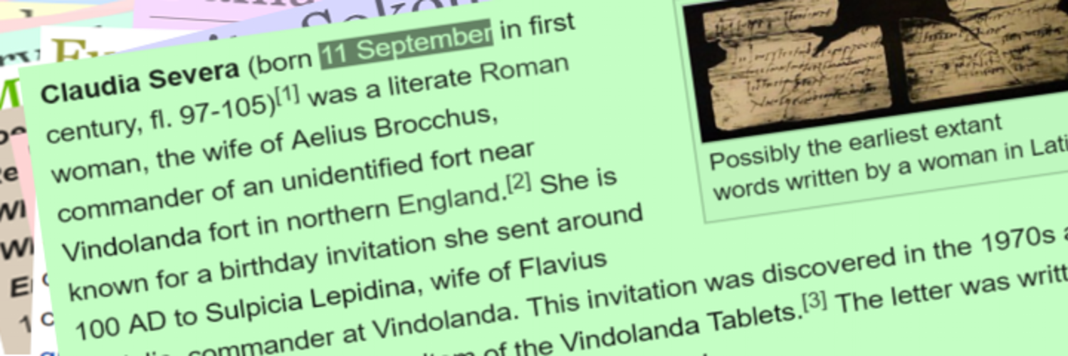 Claudia Severa’s Birthday Invitation (circa 100 AD) (image credits: wikimedia)