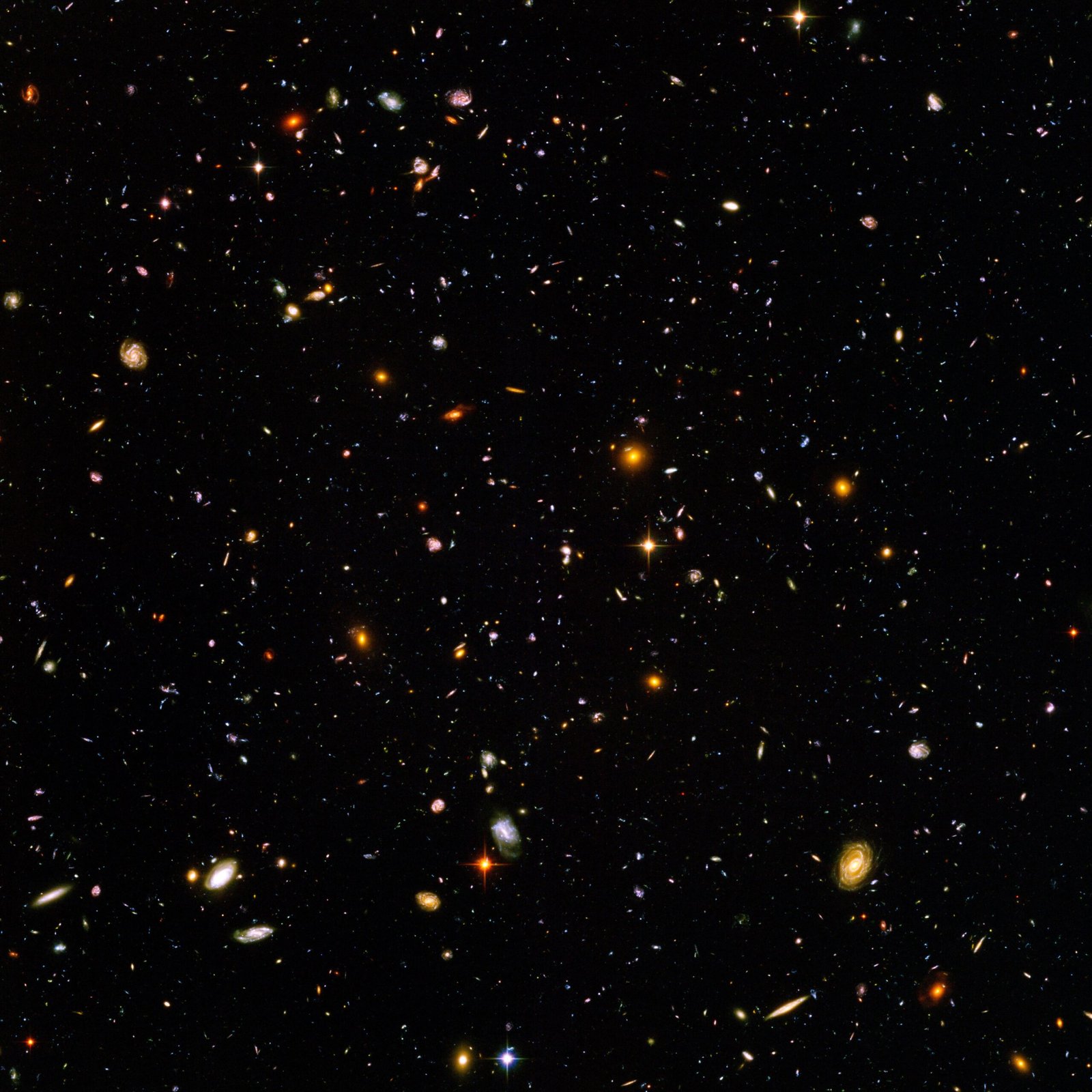The Hubble Space Telescope's Deep Field (1995) (image credits: wikimedia)