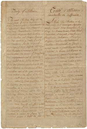 2. Franco-American Treaty of Alliance (1778) (image credits: wikimedia)