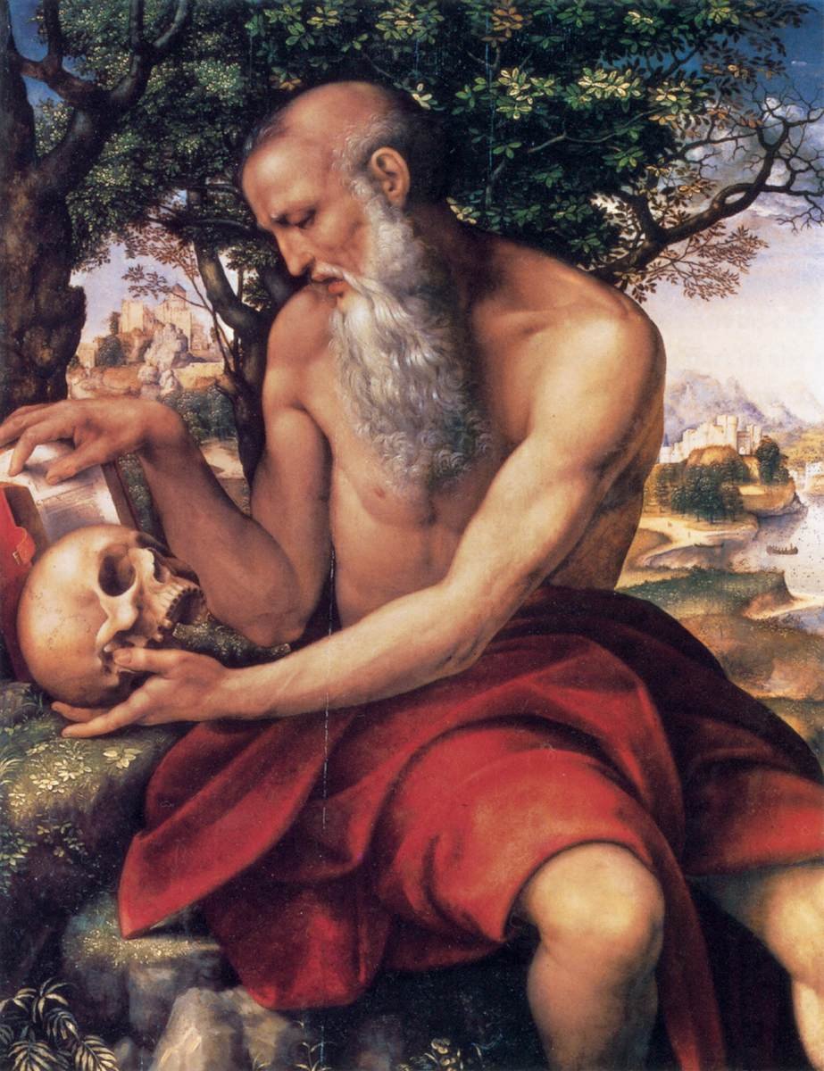 Leonardo da Vinci – St. Jerome in the Wilderness (c. 1480s) (image credits: wikimedia)