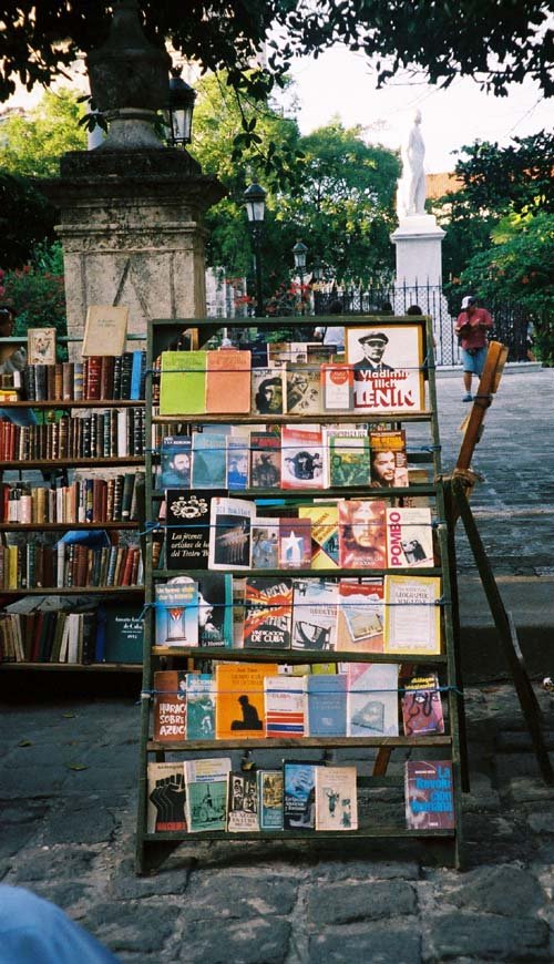 Books (e.g., Marx, Fanon, Mao) (image credits: wikimedia)