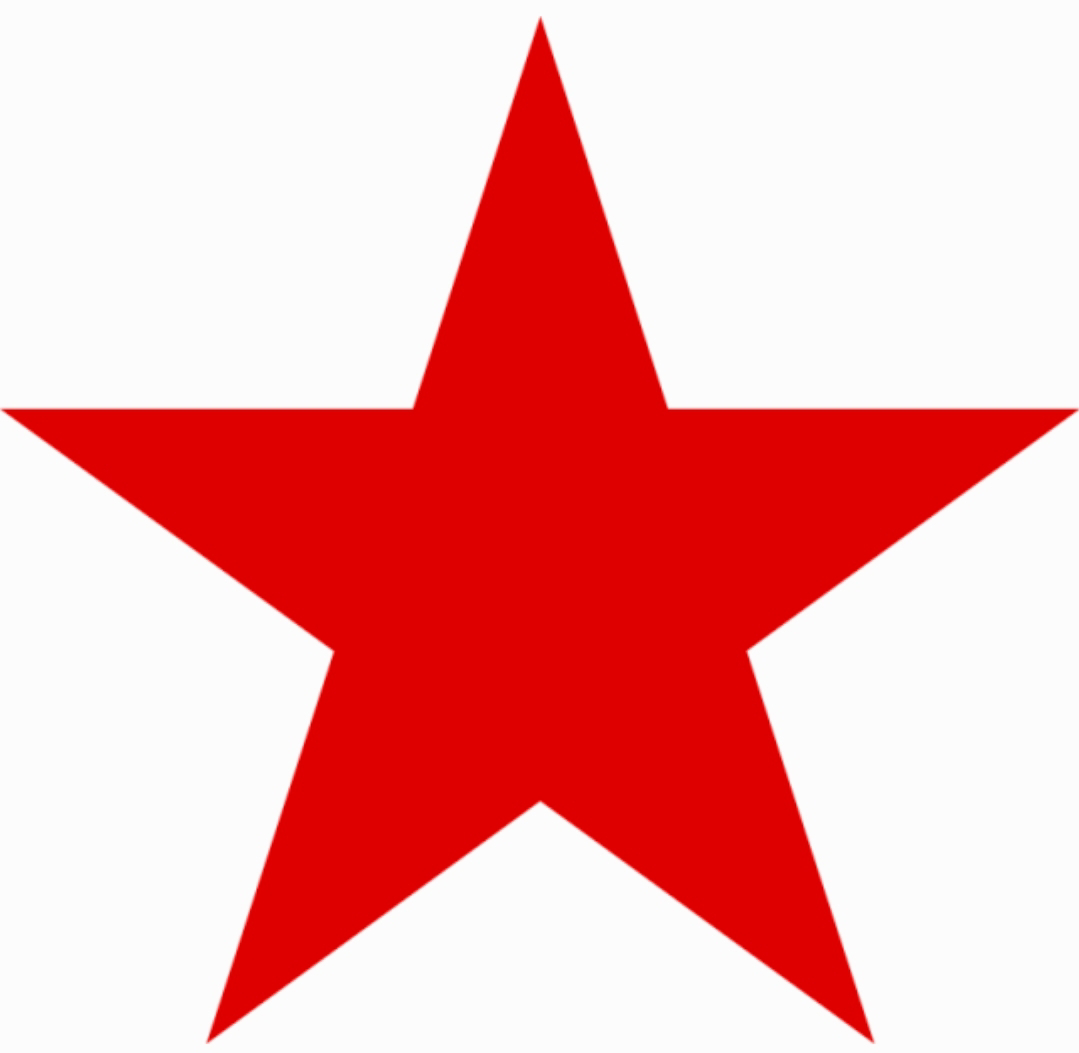 Red Star (★) (image credits: wikimedia)