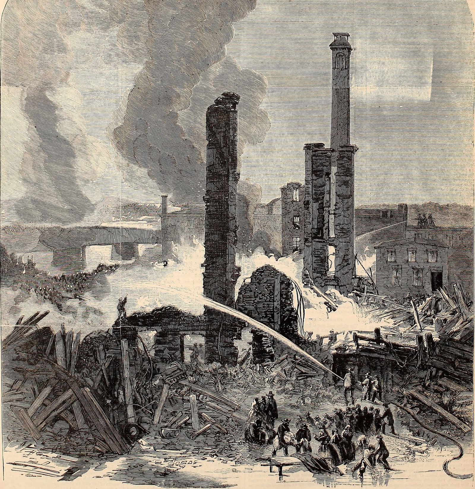 Cheap Materials, Costly Lives: Pemberton Mill Collapse (1860) (image credits: wikimedia)