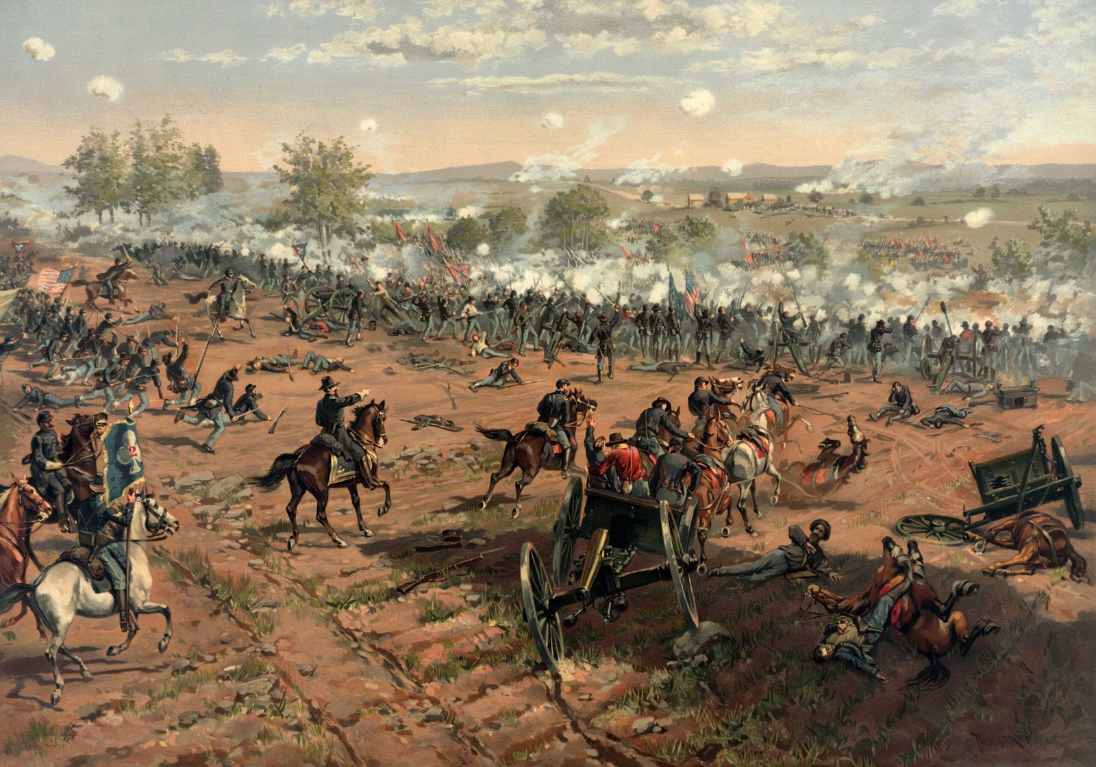 The Civil War and the Battle of Gettysburg (image credits: wikimedia)