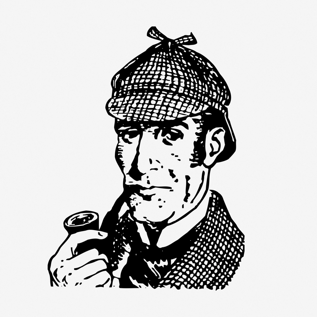 Sherlock Holmes & Dr. John Watson (Sherlock Holmes series – Arthur Conan Doyle) (image credits: rawpixel)