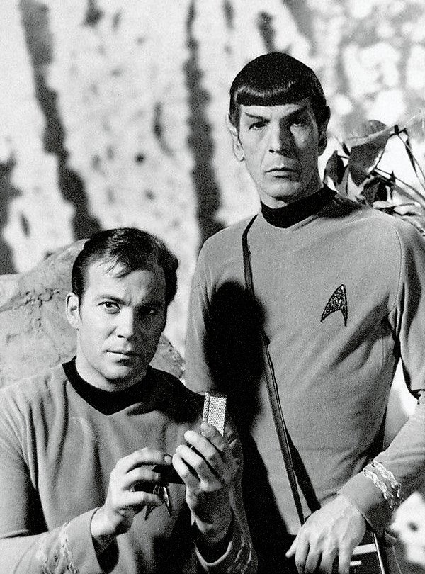 Captain Kirk & Spock (Star Trek) (image credits: wikimedia)