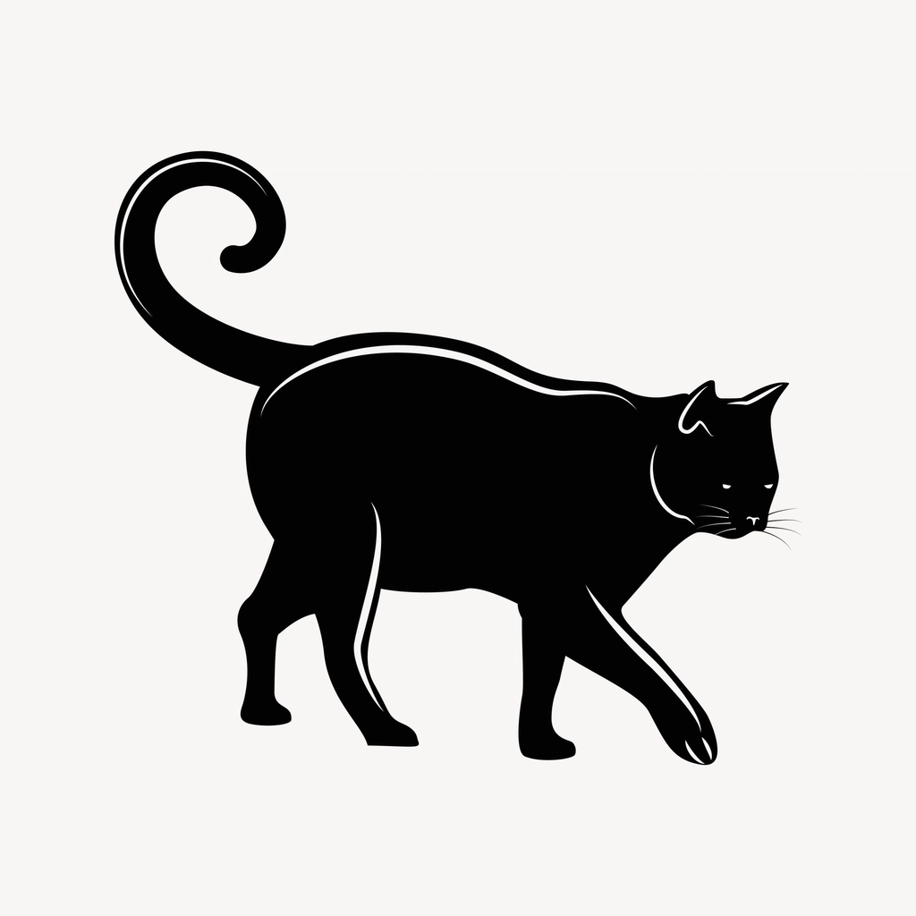 Black Cats Crossing Your Path (image credits: rawpixel)