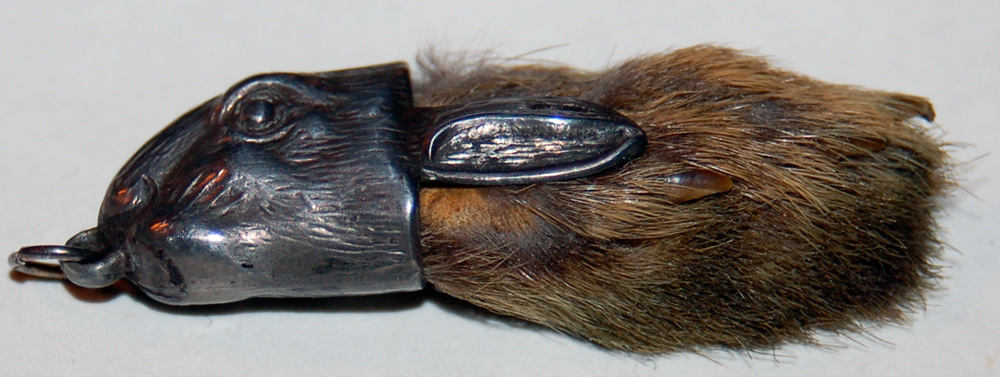 Carrying a Rabbit’s Foot (image credits: wikimedia)