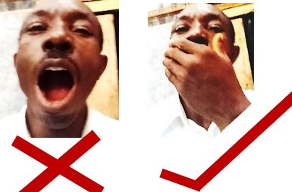 Covering Your Mouth When Yawning (image credits: wikimedia)