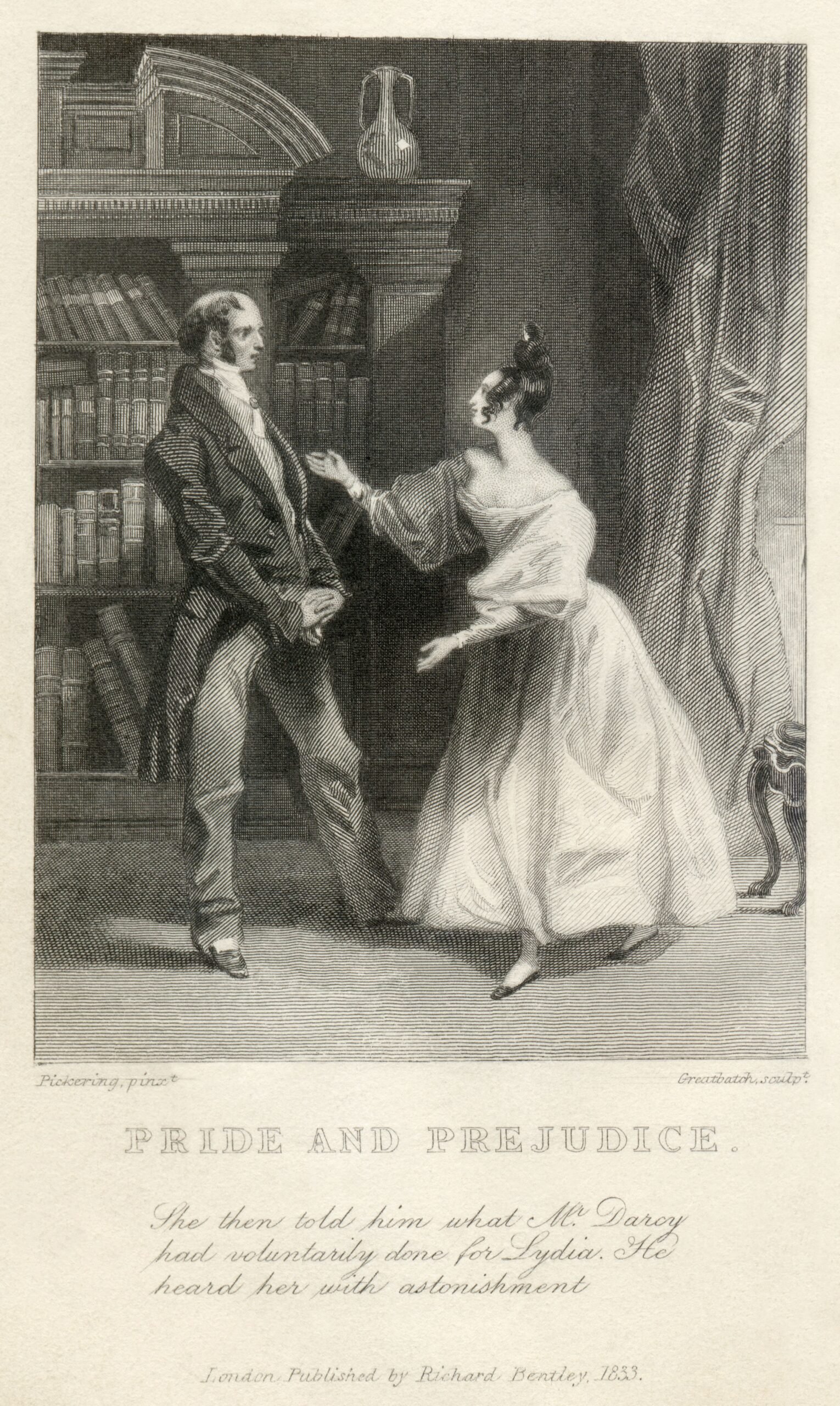 Pride and Prejudice by Jane Austen (image credits: wikimedia)
