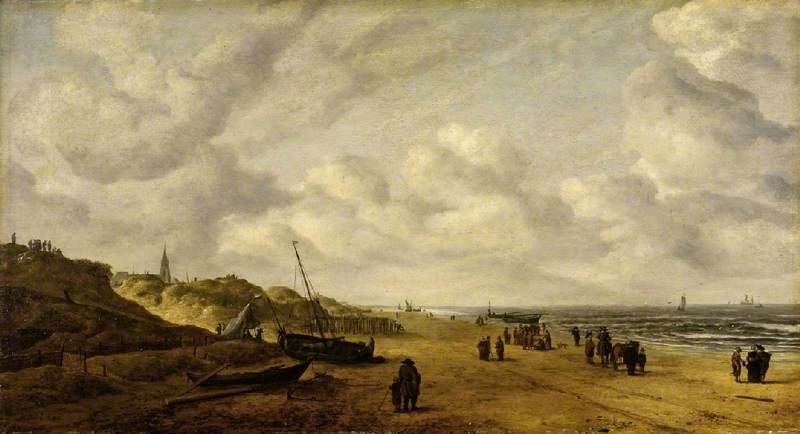 Hendrick van Anthonissen – View of Scheveningen Sands (image credits: wikimedia)