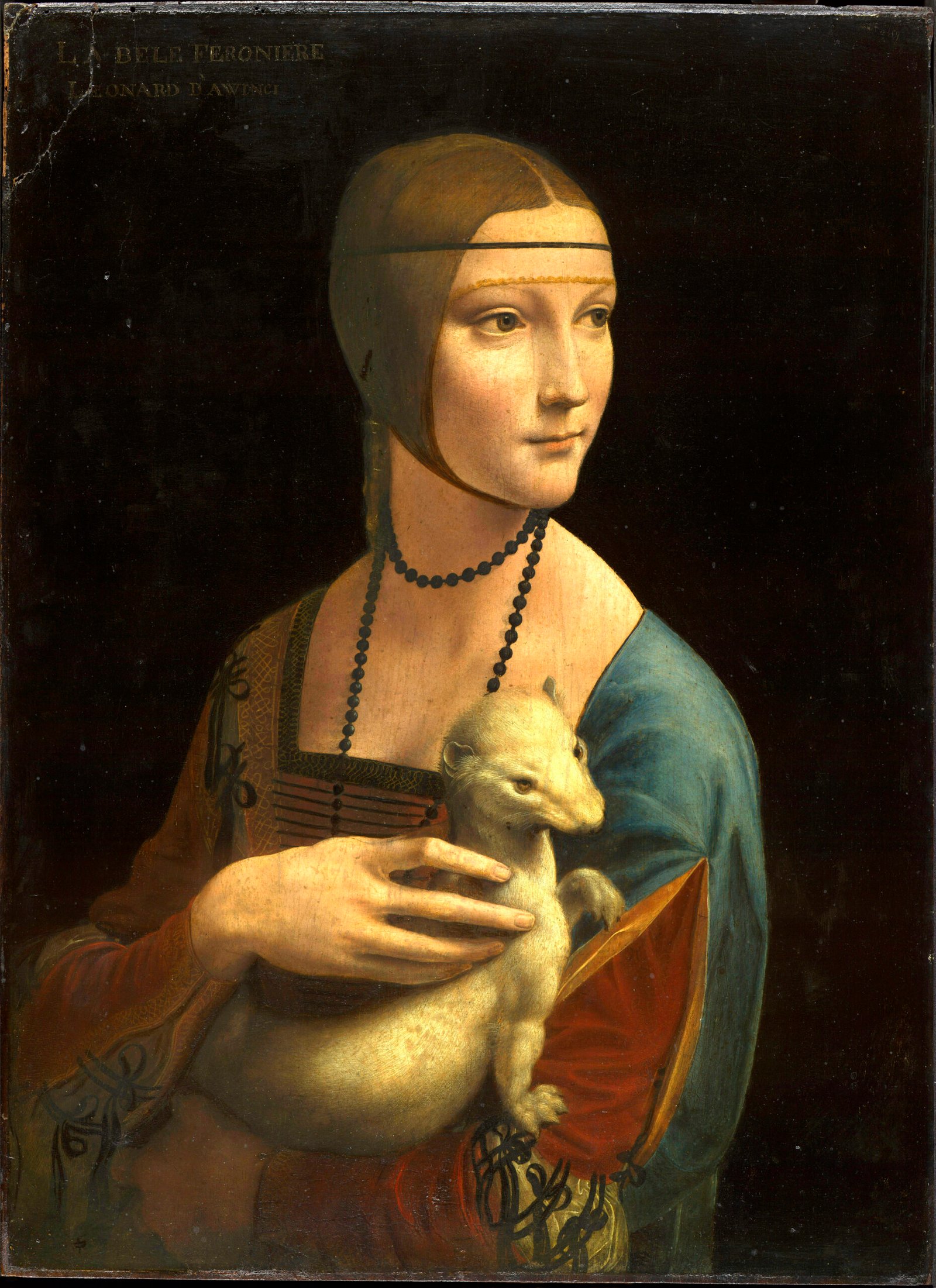 Leonardo da Vinci – Lady with an Ermine (image credits: wikimedia)