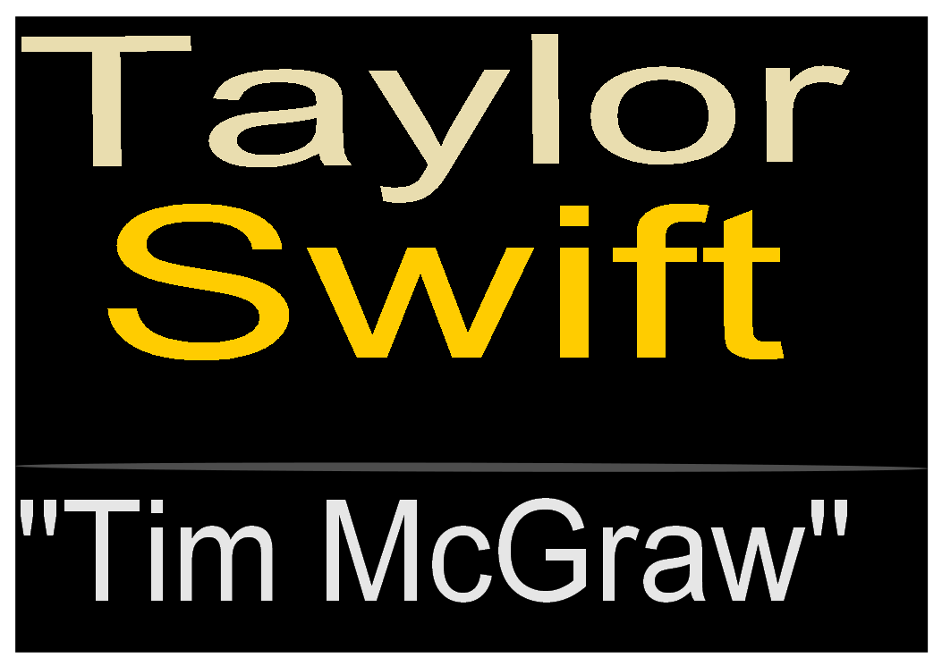 Taylor Swift – Tim McGraw (image credits: wikimedia)