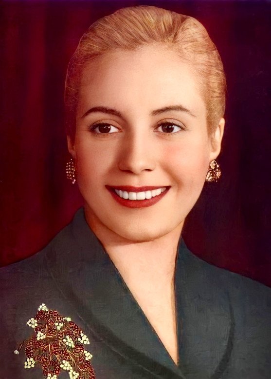 Eva Perón (1919–1952, Argentina) (image credits: wikimedia)