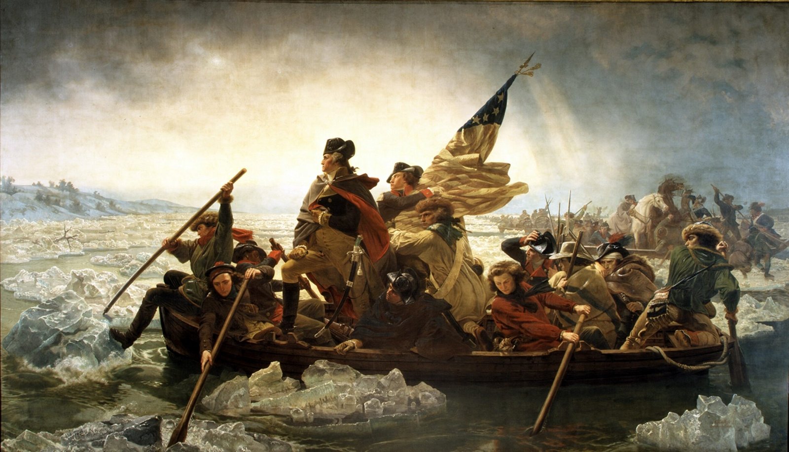 Washington’s Crossing of the Delaware (1776) – American Revolutionary War (image credits: wikimedia)